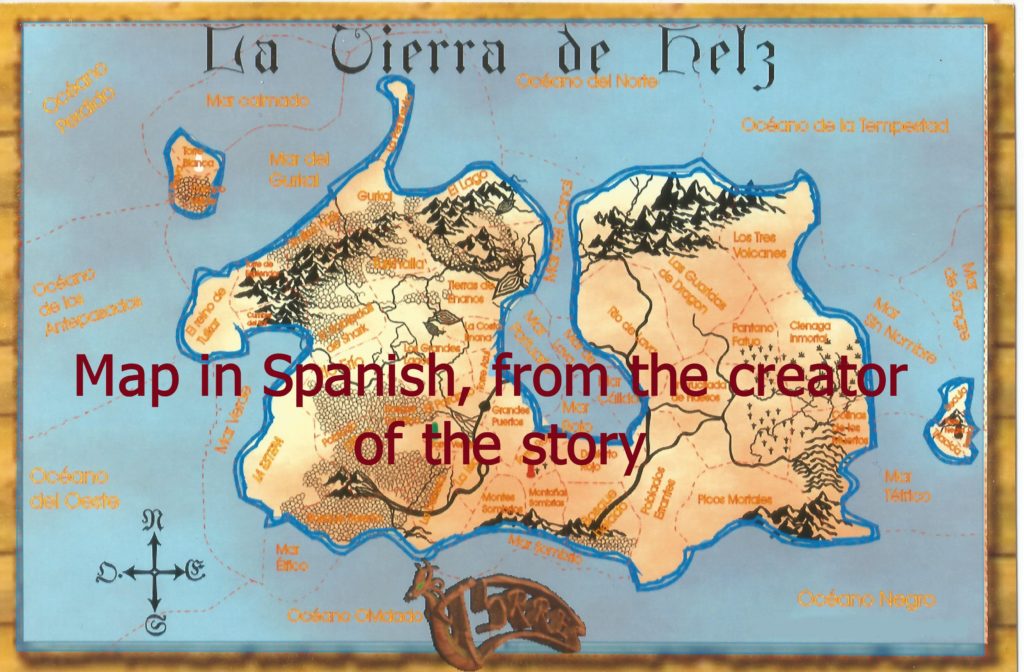 Map of the land of Helz